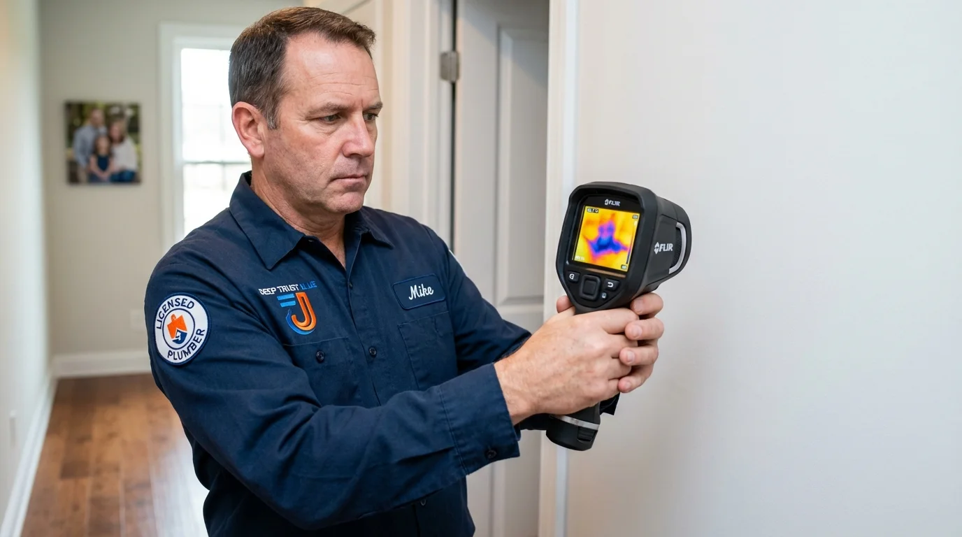 Thermal imaging leak detection by Johns Plumbing LLC in Eden Prairie